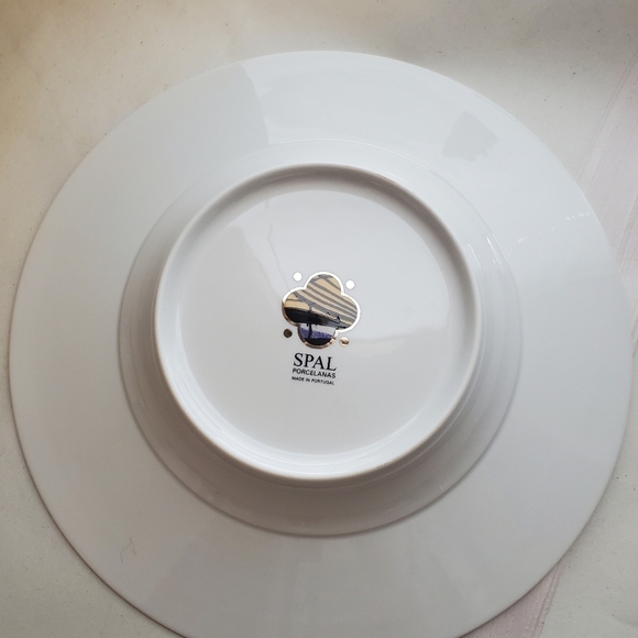 Anthropologie Spal Porcelanas Cliveden soup bowl. Pink white  silver . I piece - Picture 2 of 2